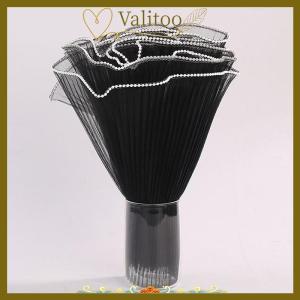 [Valitoo] 28cmx1M Flower Wrapping Paper Wave Yarn Florist Bouquet Packaging Lace Mesh Florist Bouquet Gift Packaging Supplies