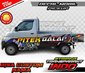 DECAL FULL VARIASI MOBIL PICKUP GRANDMAX CUSTOM NAMA  / DECAL FULL BODY GRANDMAX SUPER GLOSSY