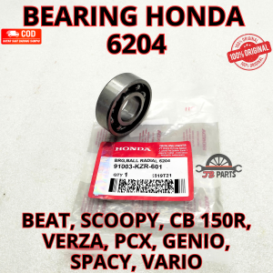 BEARING HONDA 6204 BEAT SCOOPY CB 150R VERZA PCX GENIO SPACY VARIO Kualitas original Presisi tidak bengkok dan awet anti karat ori asli AHM cakram disk