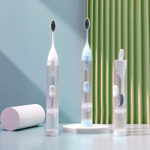 1pcs Creative Toothbrush Set Travel Tooth Clean Tools Folding Toothbrush Portable Plastic Camping