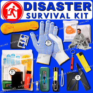 Essential Survival Go Bag Kit - First Aid & Emergency Preparedness Gear for Home & Travel