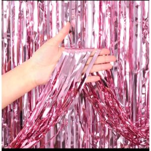 1mx2meter Tirai Foil! Curtain Foil Backdrop party pesta Foil Ultah Perlengkapan SH C06