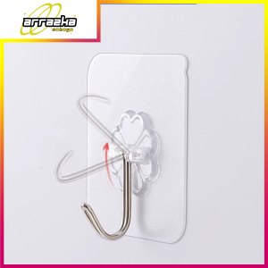 Gantungan Hook Kail Barang Baju Serbaguna Hanger Tempel Dinding Super Kuat Dan Multifungsi