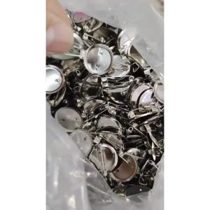 Set 10 50 Ghim Cài Áo Hình Khay Đựng Trang SứcGhim đế tròn 2cm và 3cm cài túi xách