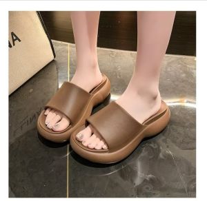 Free Shipping WomenS Thick-Soled Beach Sandals For Summer Designed For Outdoor Wear With A Height-Increasing Effect Made Of EVA Material Non-Slip Odor-Resistant And Super Soft.New Style