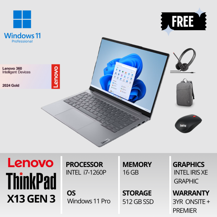 Laptop Lenovo ThinkPad L13 Yoga Gen Intel i7-1255U 16/512 GB SSD