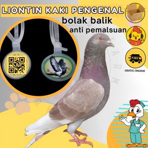 Gelang Kaki Unggas Merpati Ayam Entok Model Liontin Zeorfarm