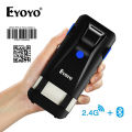 【🔥Local 1~2 days delivery🔥】Eyoyo 2D Barcode Scanner Bluetooth เครื่องสแกนบาร์โค้ด,โทรศัพท์กลับคลิปบน QR Code Scanner,3-In-1 USB & Wireless,แถบชาร์จได้เครื่องอ่านโค้ดสำหรับขายปลีกคลังสินค้าการจัดการคลังสินค้าใช้งานร่วมกับ iPhone,Android,IOS. 