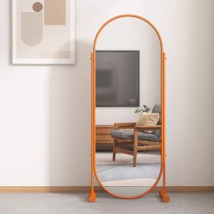 Stand Mirror Dressing Mirror Mirror Stand Full Body Full Body Mirror Stand Mirror With Rack Girls bedroom and living room are movable