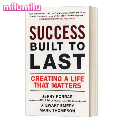 Milu Success Built To Last Original English Books