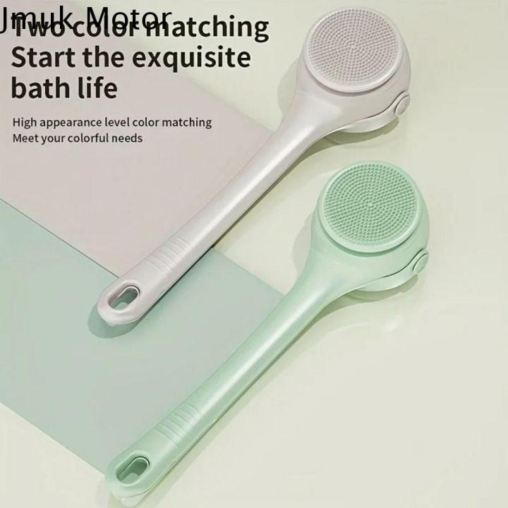 JMUK Chống nước IPX7 Máy chà tắm điện Làm sạch sâu Tay cầm đôi Bàn chải tắm tay cầm dài Không dây Có thể tháo rời Bàn chải tắm hai tay cầm Hộ gia đình