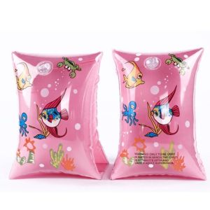 BLACKON 1 Pair Cartoon Swimming Pool Swim Trainer Foldable Inflatable Swimming Arm Ring Air Sleeves Circle Arm Float Air Sleeves Inflatable Swimming Armband