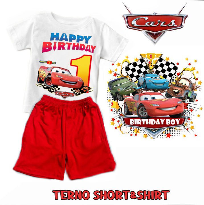 Cars shop birthday outfit