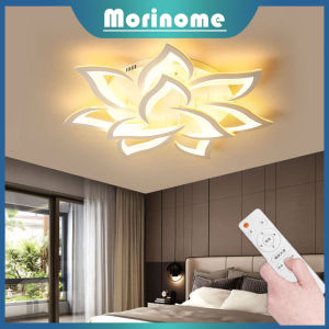 Lampu Plafon Minimalis Modern Lampu Hias Gantung Lampu 10 kepala LED 3 Warna Langit-langit Untuk Ruang Tamu Kamar Tidur Ruang Makan MOOISHC