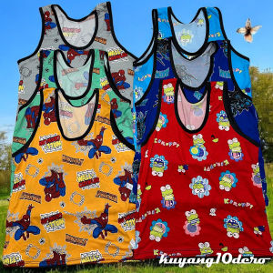 3pcs&6pcs 1-8 years old Muscle sando for Kids (large to 3xl)