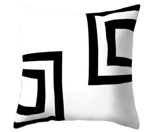 JEO HOME PLUS Throw Pillow Case 18x18inches black&white flamingo Square Pillow Case for Sofa Home Décor Cushion Cover soft square pillow Cover