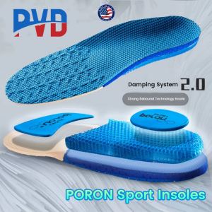 PVD 1Pair Silicone Sport Insoles Arch Support Breathable Shock Absorption Shoes Pad Outdoor Running Feet Care Sneakers Sole