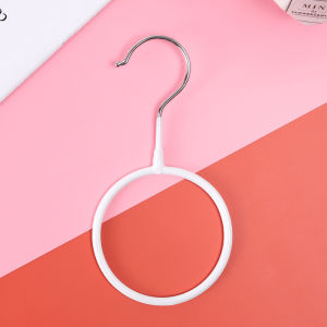 Multifunctional Metal Ring Scarf Shawl Scarves Holder Tie Belt Hook Organizer Hanger Wardrobe Storage Holder Display Rack Holder