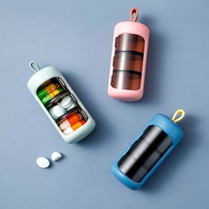 LETOY 3 Gird Multicolor Plastic Box Pill Organizer Plastic Waterproof Pill Storage Box Travel Pill Case Pill Container Pill Boxes