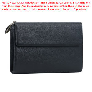 Royal Bagger Soft Wallet Purse for Women Fashion Casual Multi-card Slots Card Holder Genuine Leather Trifold Wallets 1842