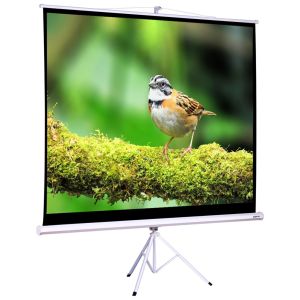 ในสต็อก/จัดส่งที่รวดเร็ว/สนับสนุน CODจอโปรเจคเตอร์ จอพับโปรเจคเตอร์ จอรับภาพ แบบตั้งพื้น จอรับภาพ 4K แบบตั้งพื้น แขวนผนัง SColor16:9 Projector Screen