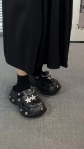 [Free Shipping] 7CM WomenS Clogs Outdoor Wear Summer 2025 New Style Thick-Soled Summer Sandals WomenS Closed-Toe Sandals WomenS Closed-Toe Sandals
