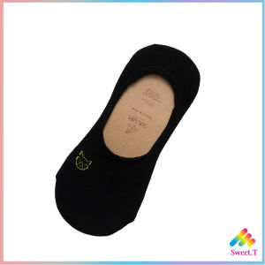 Sweet ถุงเท้าแบบสั้น ถุงเท้าข้อสั้น ผ้านุ่มใส่สบาย ถุงเท้าลายแมวน่ารัก womens socks