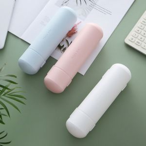 TSEVD น่ารักน่ารักๆ กล่องใส่ดินสอ มินิมินิ ง่ายๆ ถุงเก็บเครื่องเขียน ทนทานต่อการใช้งาน กลมกลมๆ กล่องปากกา สำหรับนักเรียน