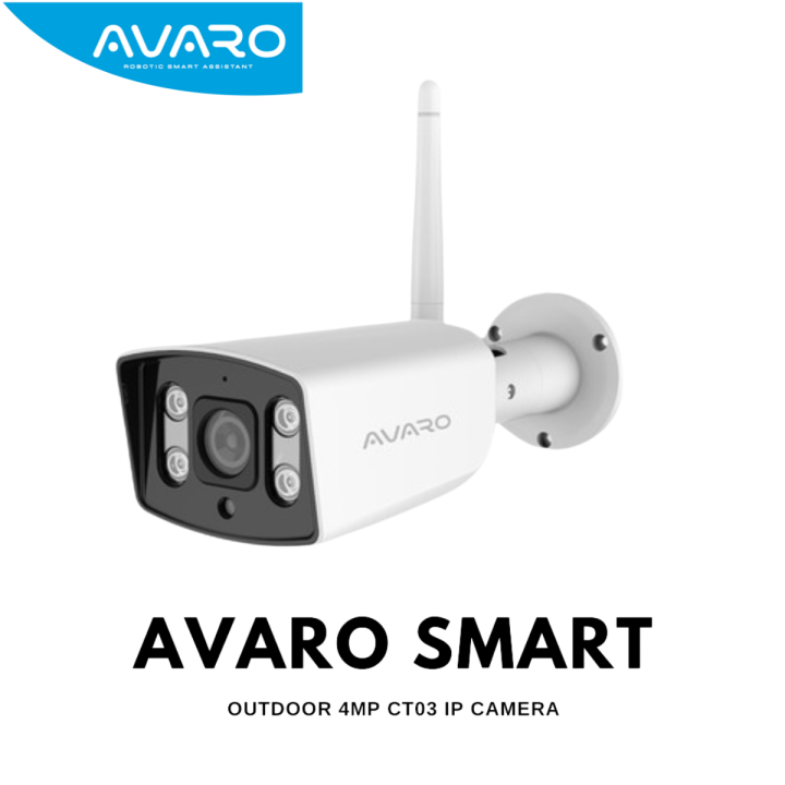 AVARO Smart Camera 4MP Outdoor Smart CCTV WiFi IP Camera 2K Full