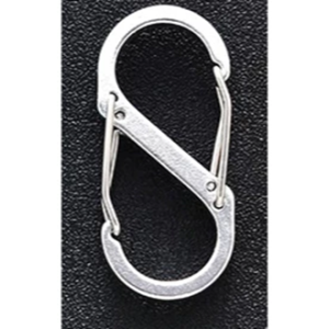 Carabiner S Type Key-Lock Keychain Hook Double Side Lock Anti-Theft Outdoor Camping Hiking