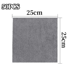 50pcs/Roll Microfiber Towels Reusable Absorbent Dish Cloth Towel Non-stick Oil Dish Rags Home Kitchen Cleaning Dishcloth