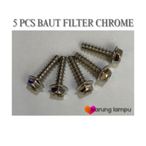 [ Bisa Cod ] Set 5 Baut Probolt 2 Kunci – Baut Box Filter Udara Motor Matic Universal Honda Yamaha