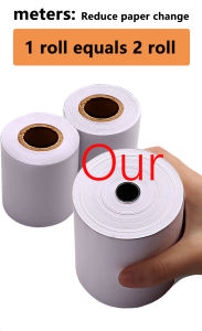 EZ 100Roll Thermal paper 57x 50mm57x 40mm 57x 30mm for Receipt Printers POS Systems and Cash Register