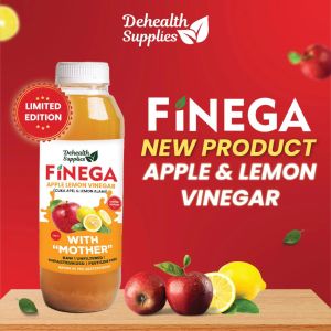 Dehealth supplies finega / vinega - apple cider vinegar with mother cuka sari apel original halal murni organik