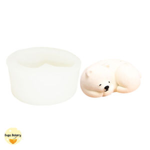 SUGA พร้อมส่ง แม่พิมพ์ซิลิโคนหมีขั้วโลก พิมพ์หมี แม่พิมพ์ทำวุ้น แม่พิมพ์ พิมพ์ซิลิโคน พิมพ์วุ้น แม่พิมพ์ทำขนม SUR311