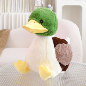 JOJO CASTLE Simulation Small Yellow Duck Plush Toys 32/44cm Soft Goose Doll Toy Anime Stuffed Animals Birthday Gifts For Kids Baby Home Decor Party Supply