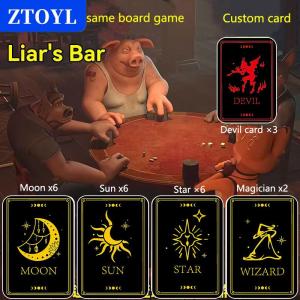 [COD]🔥🔥🔥ZTOYL New Product Liar Tavern Stars Moon Sun Stars Cards Table Game Props Cards Couple Party Game
