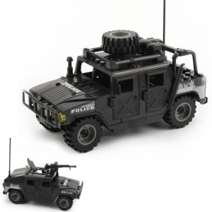 Mainan Balok Military Jeep Mini Mainan Militer Diy