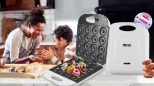 INHD 16 mini donut maker machine waffle maker sandwiches breakfast machines dessert machines commercial donut machines bread machines cake machines electric donut maker
