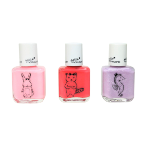 Non-toxic Kids Nail Polish From France Safe for Little Ones - Rosie Kiki Janis Set