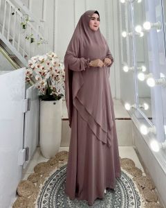 AJE ZAS - Gamis/Jubah/Syari Jumbo Kode-ASTINI Bahan Ceruti