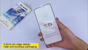 5D Tempered Glass for iphone High Transparency Full Cover Screen Protector for iphone 12 13 14 15 16 17 Pro Max