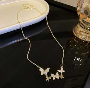 [ Bayar Ditempat ] Kalung Titanium Gold / Kalung Titanium Wanita Anti Karat Dan Luntur / Kalung Titanium Wanita Korea Terbaru / Kalung Wanita Terbaru