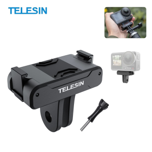 TELESIN Magnetic Two Claw Adapter for DJI OSMO Action 5 4 3 Accessories Adapter Nylon Aluminium Alloy Action Camera Accessories