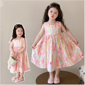 ชุดเดรสเด็กผู้หญิง แฟชั่นใหม่ น่ารักสไตล์เกาหลีน่ารัก