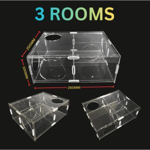 Hamster hideout Room Living House Acrylic / Rumah Hamster bilik menmain small corner DIY