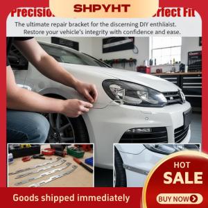 SHPYHT Bị hỏng núi Bracket 2 cái gia cố thép không gỉ cho golf 6 2009 2014 R20 bền xe hỗ trợ dễ dàng sửa chữa