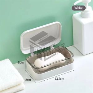 Loder soap box container with lid waterproof soap dish holder durable soap box container with lid dustproof soap dish holder durable soap case