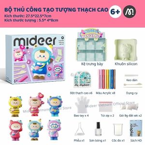 Bộ làm tượng thạch cao mini cho bé - mideer Plaster Artisan Art Kit