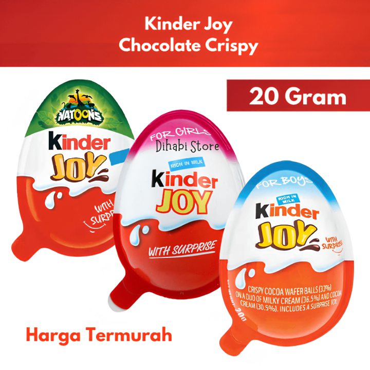 Kinder Joy Natoons / coklat kinder joy / kinder joy 20gr | Lazada Indonesia